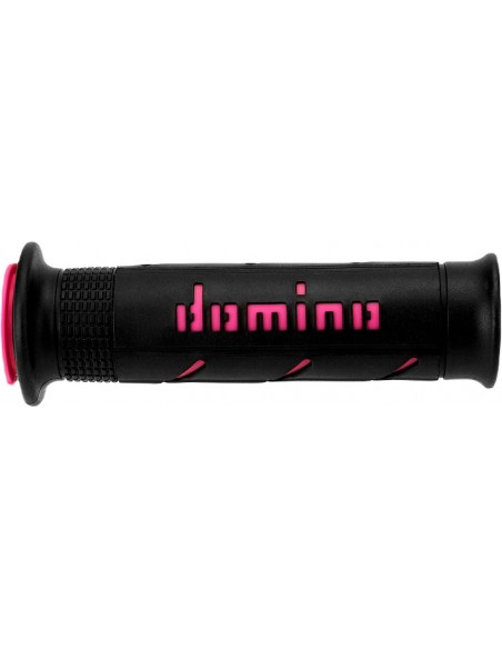 Puños Domino A250 SuperSoft Abiertos Negro y fucsia