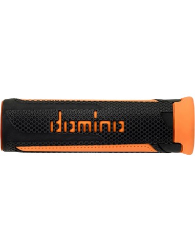 Puños Domino Turismo A350 Abierto Antracita y naranja