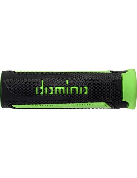 Puños Domino Turismo A350 Abierto Antracita y verde