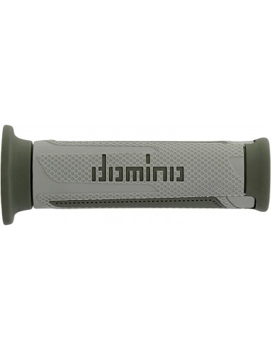 Puños Domino Turismo A350 Abierto Gris y Verde