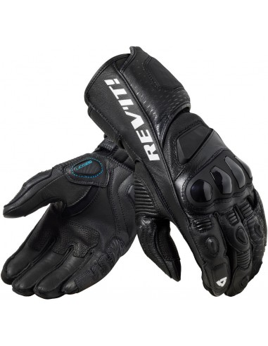 Guantes Revit Control | Negro y rojo fluor