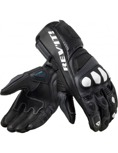 Guantes Revit Control | Negro y rojo fluor