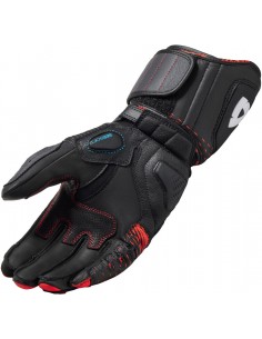 Guantes Revit Control | Negro y rojo fluor 2