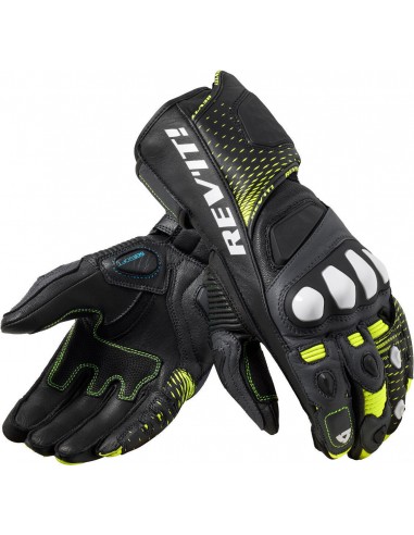Guantes Revit Control | Negro y amarillo fluor