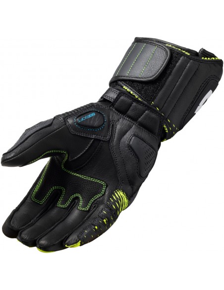 Guantes Revit Control | Negro y amarillo fluor