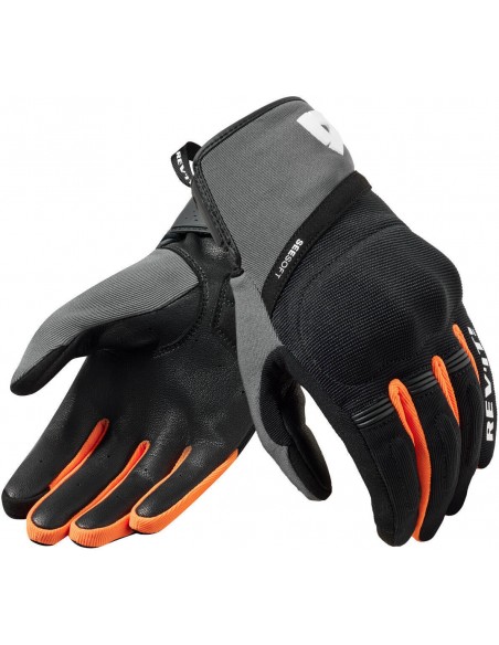 Guantes Revit Mosca 2 | Negro y naranja