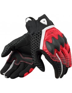 Guantes Revit Veloz | Negro y rojo