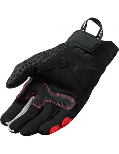 Guantes Revit Veloz | Negro y rojo
