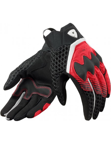 Guantes Revit Veloz Ladies | Negro y rojo