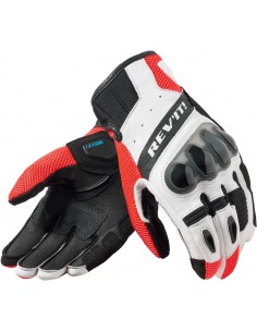 Guantes Revit Ritmo | Negro y rojo fluor