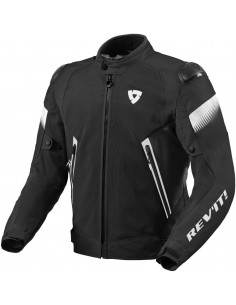Chaqueta Revit Control Air H2O | Negro y blanco