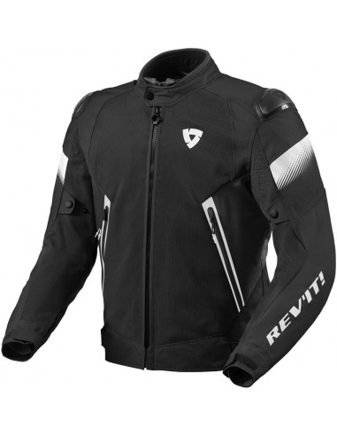 Chaqueta Revit Control Air H2O | Negro y blanco