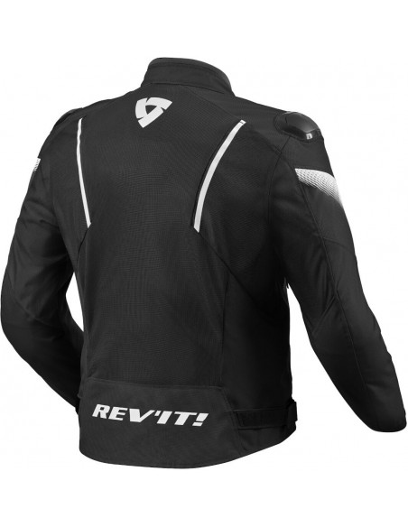 Chaqueta Revit Control Air H2O | Negro y blanco