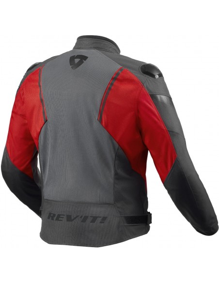 Chaqueta Revit Control Air H2O | Gris y rojo