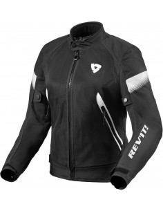 Chaqueta Revit Control Air H2O Ladies | Negro y blanco