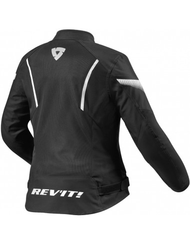 Chaqueta Revit Control Air H2O Ladies | Negro y blanco