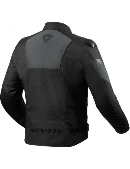Chaqueta Revit Control H2O | Negro y antracita