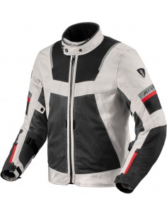 Chaqueta Revit Tornado 4 H2O | Plata y negro