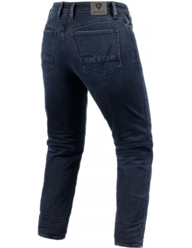 Pantalones Vaqueros Revit Violet Ladies BF | Azul oscuro y negro gastado