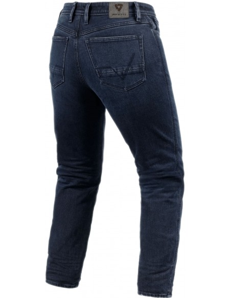 Pantalones Vaqueros Revit Violet Ladies BF | Azul oscuro y negro gastado