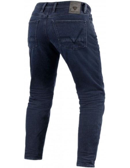 Pantalones Vaqueros Revit Ortes TF | Azul oscuro y negro gastado