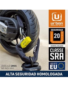 Cadena y Candado Antirrobo Urban Duo UR75 2
