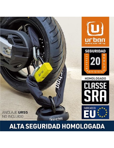 Cadena y Candado Antirrobo Urban Duo UR75