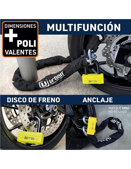 Cadena y Candado Antirrobo Urban Duo UR75
