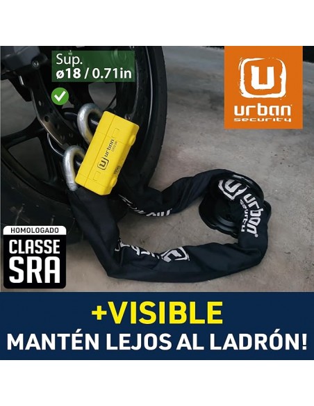 Cadena y Candado Antirrobo Urban Duo UR75