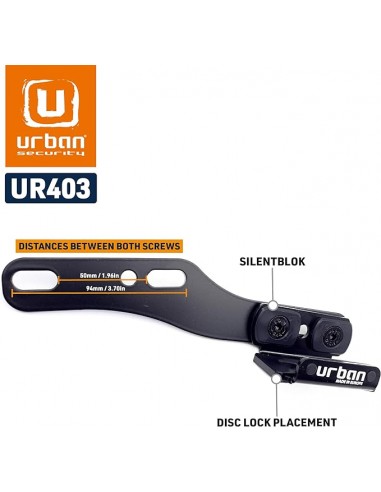 Soporte para Antirrobo Urban Estribera desmontable UR403