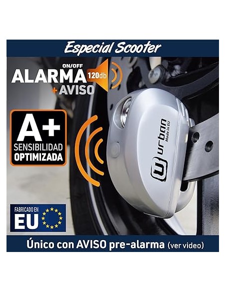 Disco Antirrobo Urban Waterproof UR22