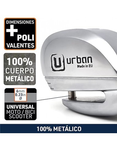 Disco Antirrobo Urban Waterproof UR22