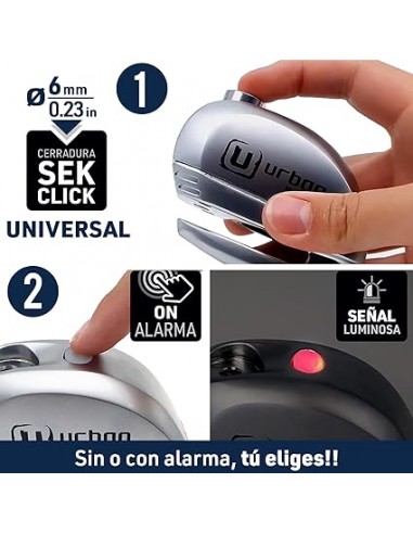 Disco Antirrobo Urban Waterproof UR22