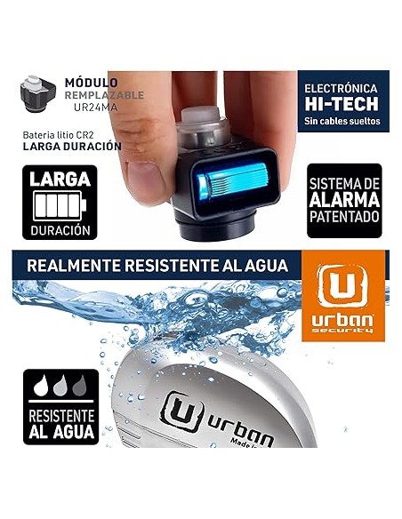 Disco Antirrobo Urban Waterproof UR22