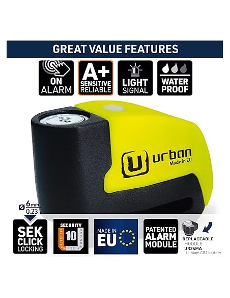 Disco Antirrobo Urban UR6