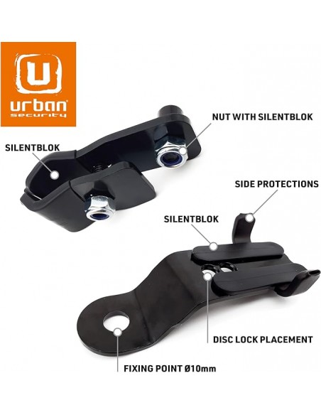 Soporte para Antirrobo Urban Tornillos+Tubos UR352