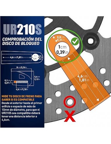 Disco Antirrobo Urban UR210