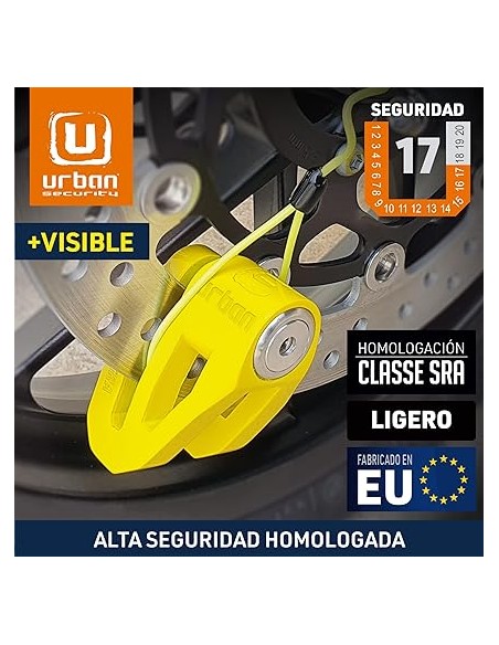 Disco Antirrobo Urban Amarillo UR210