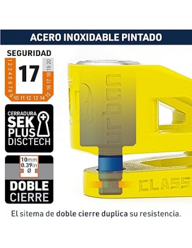 Disco Antirrobo Urban Amarillo UR210
