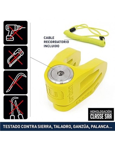 Disco Antirrobo Urban Amarillo UR210