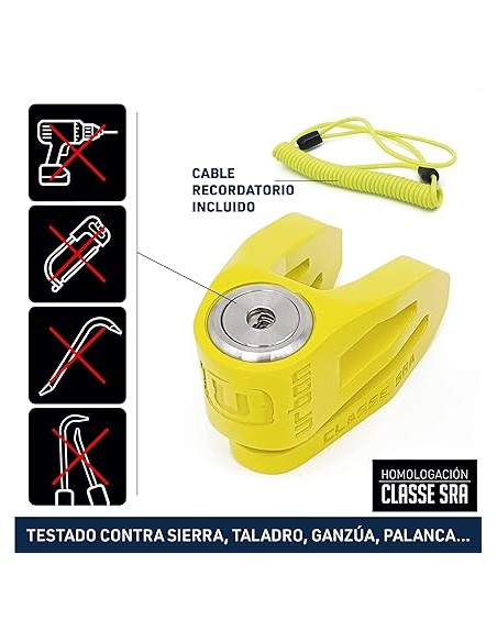 Disco Antirrobo Urban Amarillo UR210