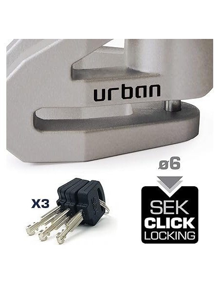 Disco Antirrobo Urban Titanio UR206