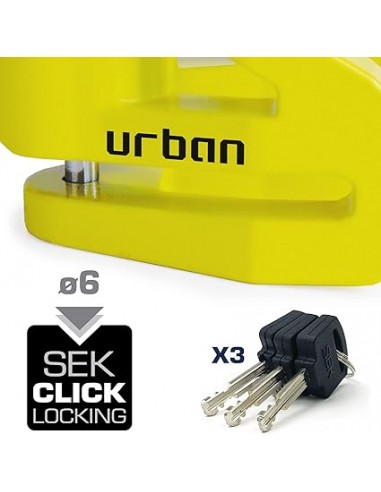 Disco Antirrobo Urban Amarillo UR206