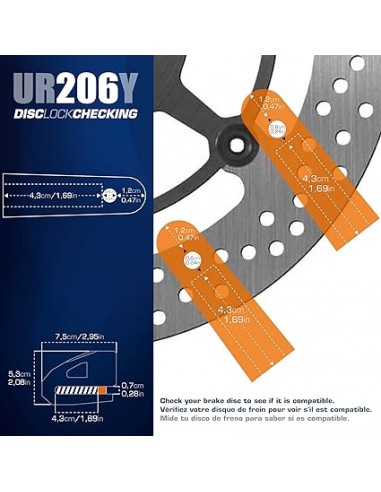 Disco Antirrobo Urban Amarillo UR206