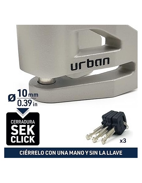 Disco Antirrobo Urban Titanio UR208