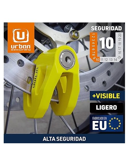 Disco Antirrobo Urban Amarillo UR208