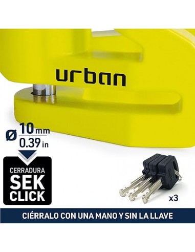 Disco Antirrobo Urban Amarillo UR208