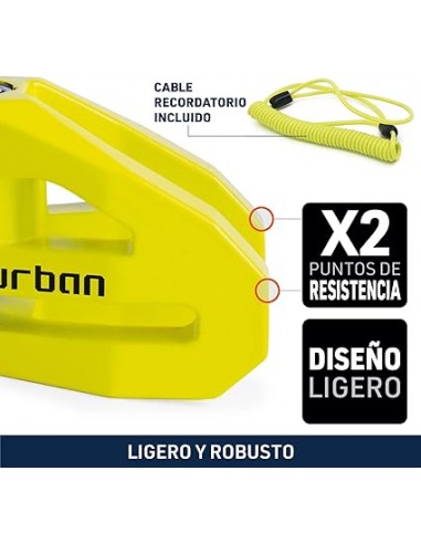 Disco Antirrobo Urban Amarillo UR208