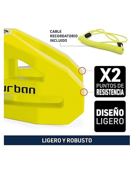 Disco Antirrobo Urban Amarillo UR208