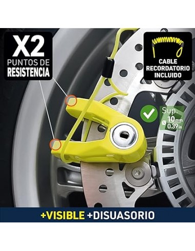 Disco Antirrobo Urban Amarillo UR208